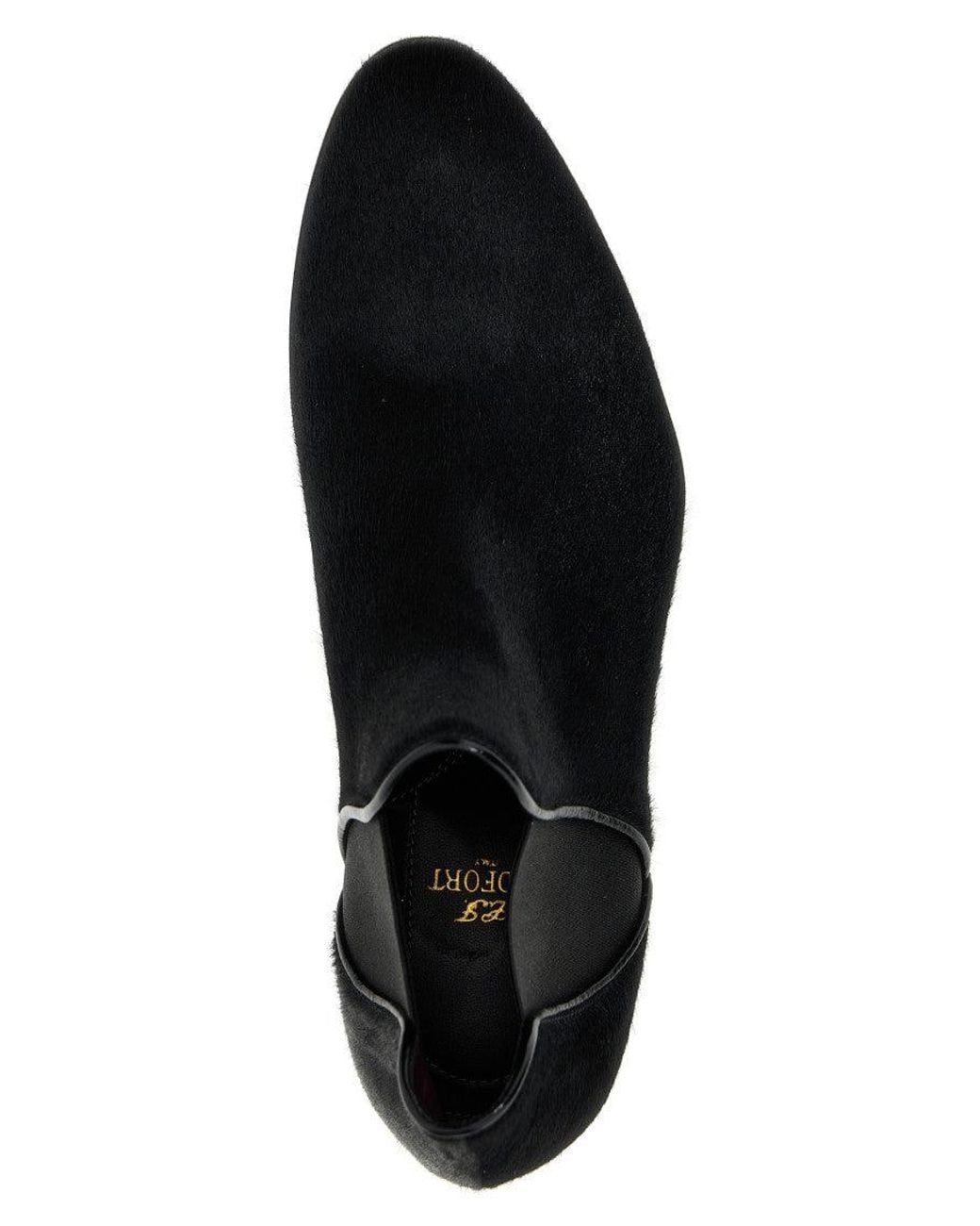 Lidfort Black Ankle Boots for men