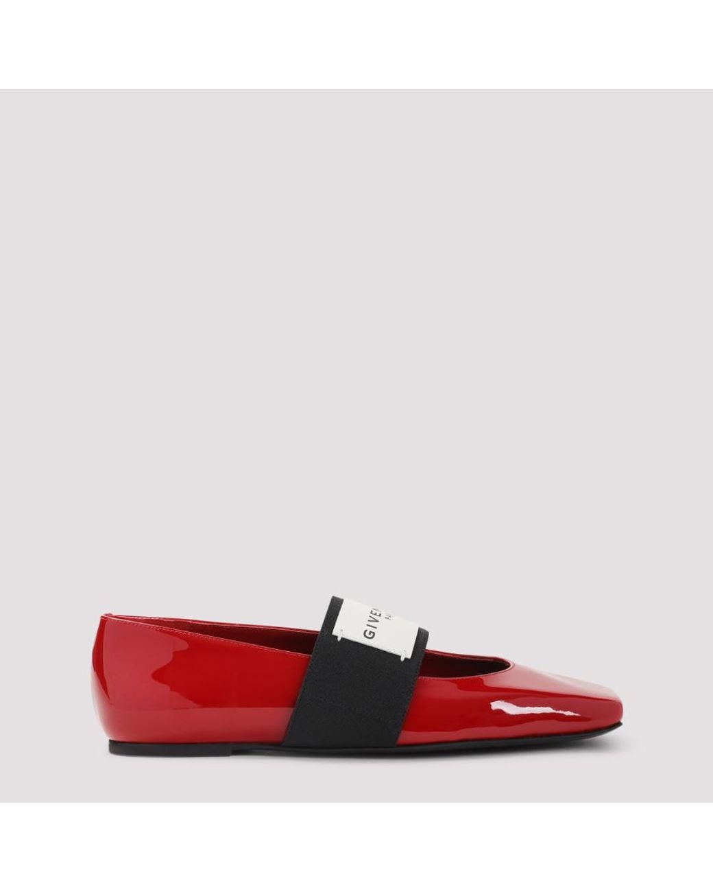 Givenchy Red Ballerina Shoes