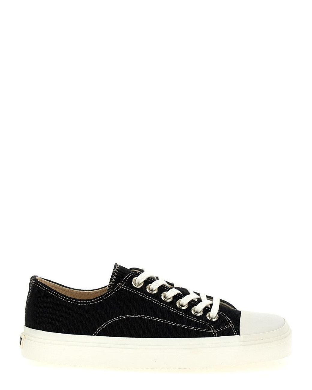 Moschino Black Canvas Sneakers