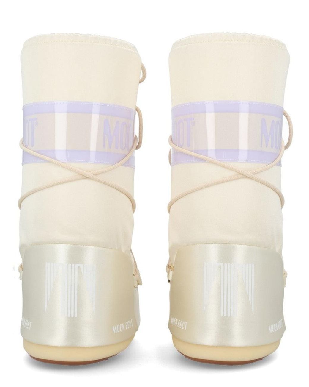 Moon Boot White Off Logo Pearly Boots for men