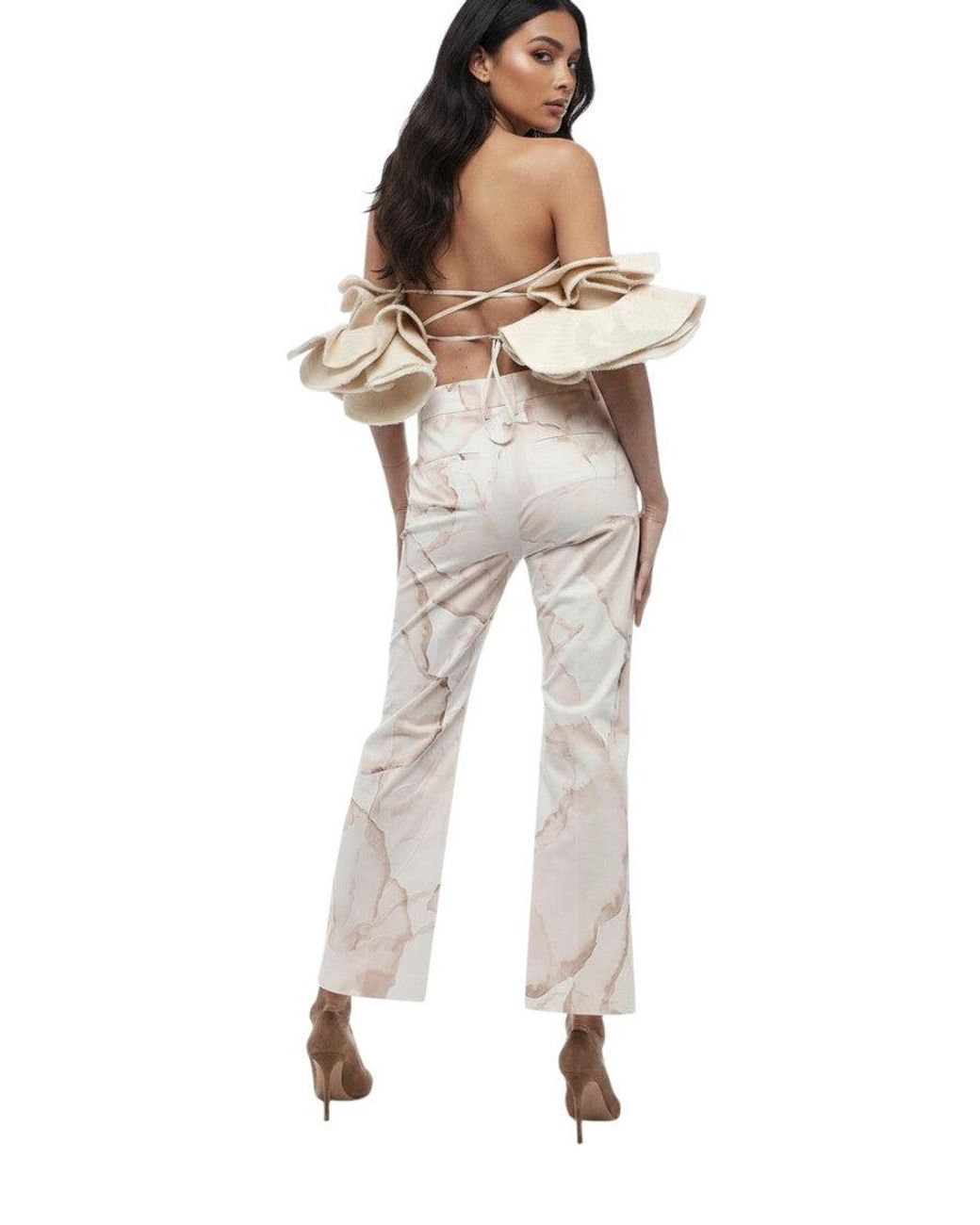 True Royal Natural Straight Printed Pants
