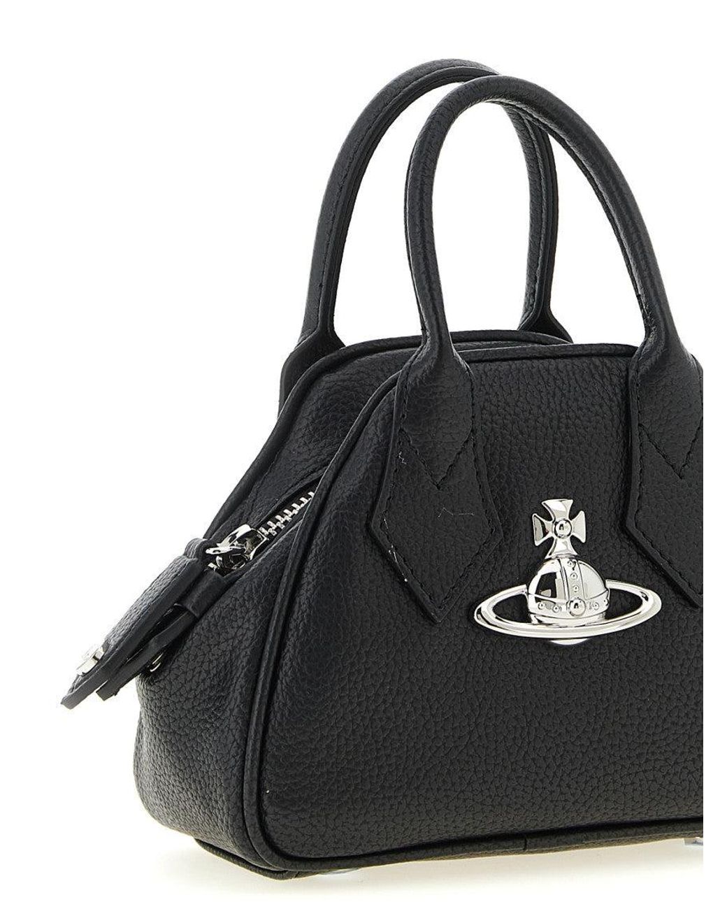 Vivienne Westwood Black Yasmine Mini Satchel