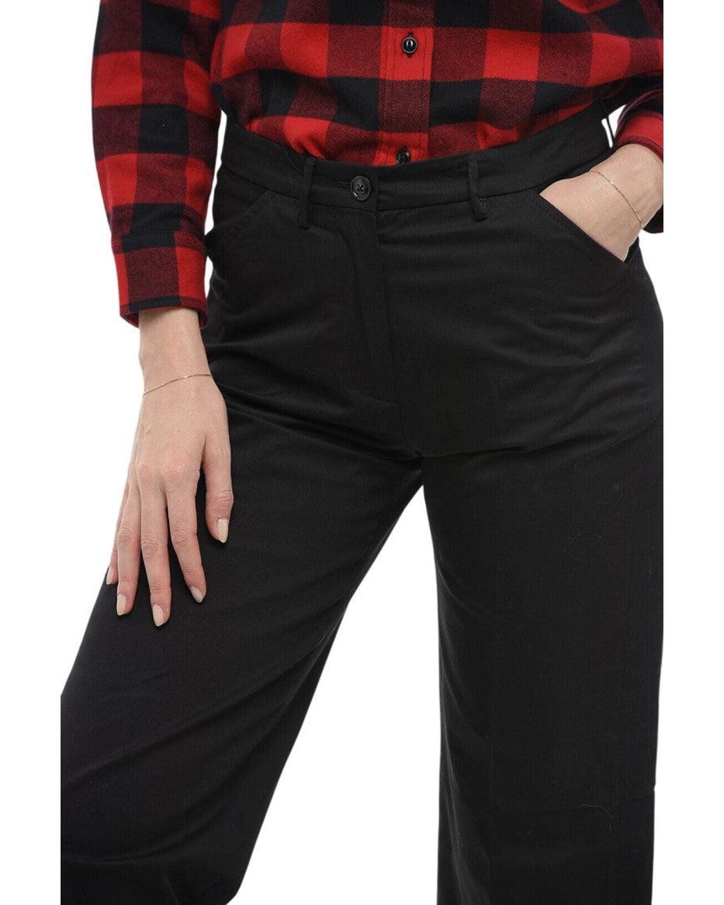 Woolrich Black Straight Fit Pants