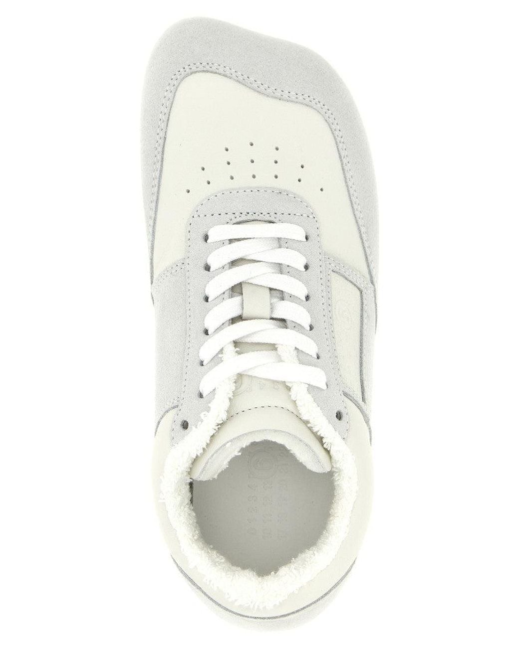 MM6 by Maison Margiela White Anatomic Sneakers