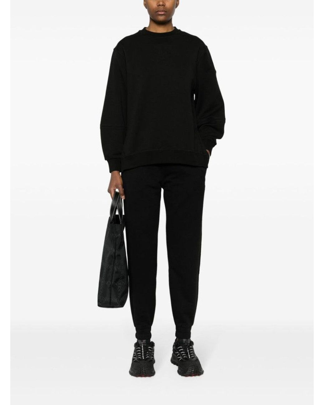 Moncler Black Logo Cotton Sweatshirt