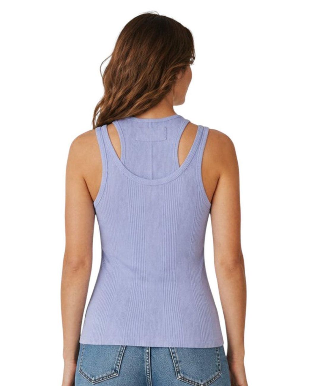 ARMARIUM Blue Light Knitted Round Neck Top
