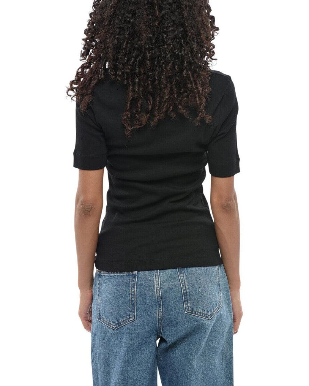 Ganni Black Crew Neck T-Shirt
