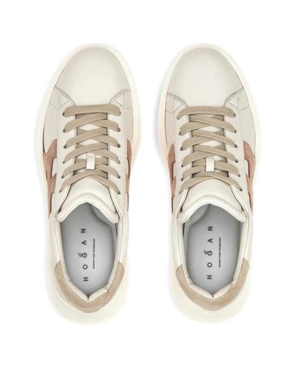 Hogan Natural Leather Sneakers