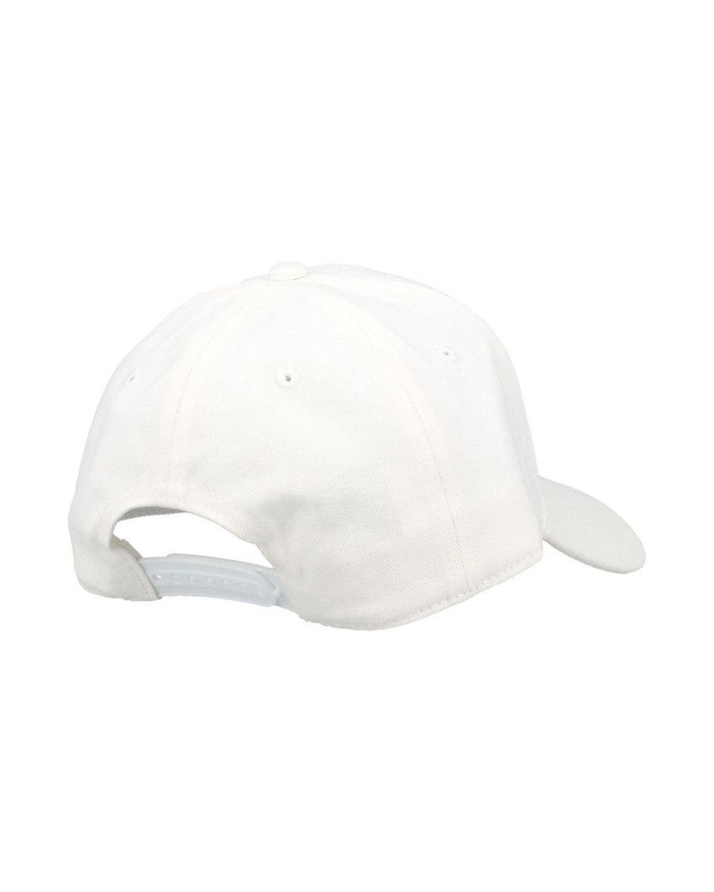 Golden Goose Deluxe Brand White Embroidered Star Baseball Cap for men