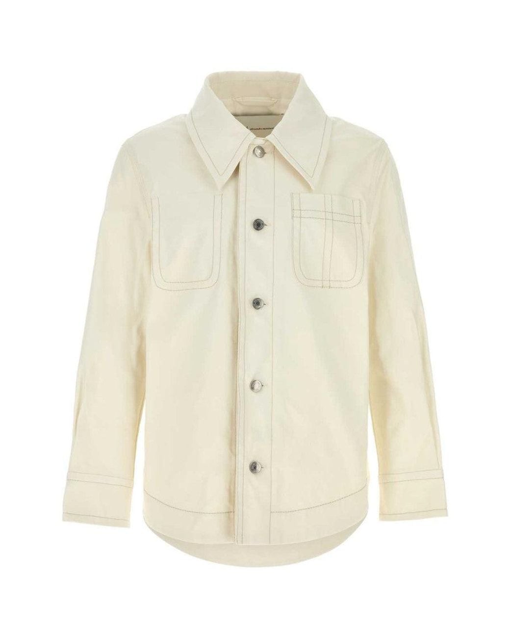 AMI White Shirt Collar Jacket for men