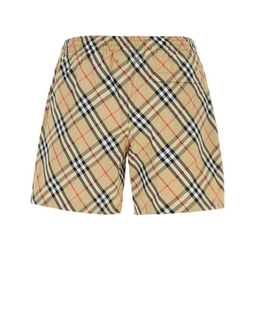 Burberry Natural Check Swim Shorts for men