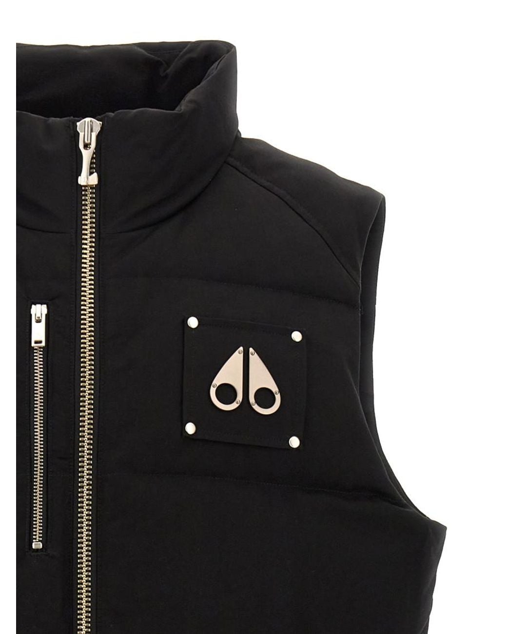 Moose Knuckles Black 'Westmount' Vest for men