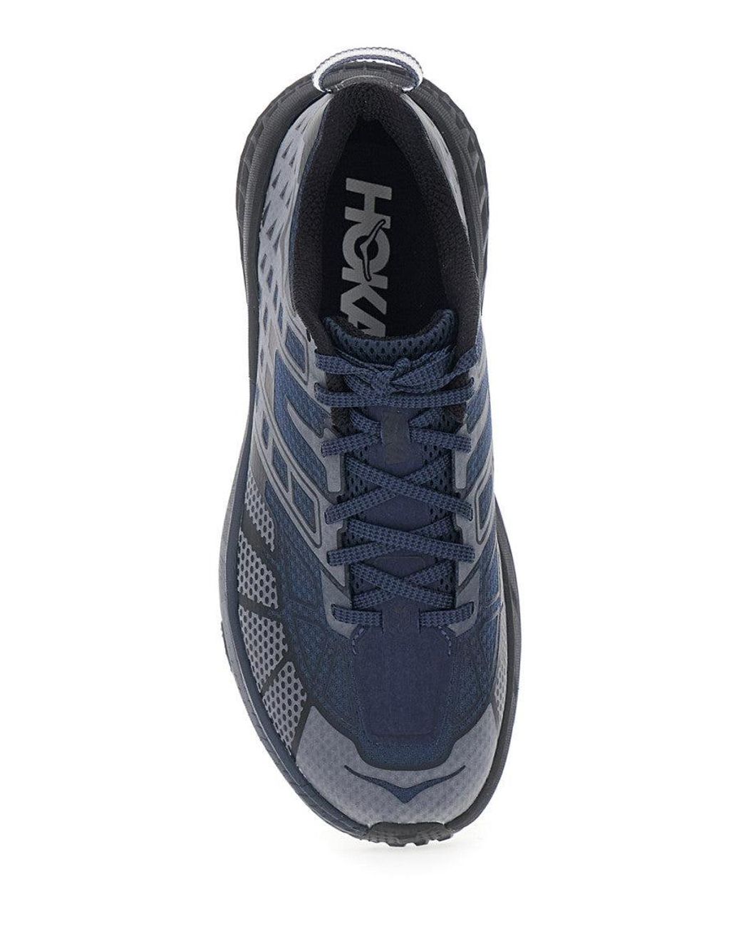 Hoka One One Blue Graphic Speedgoat Sneakers for men