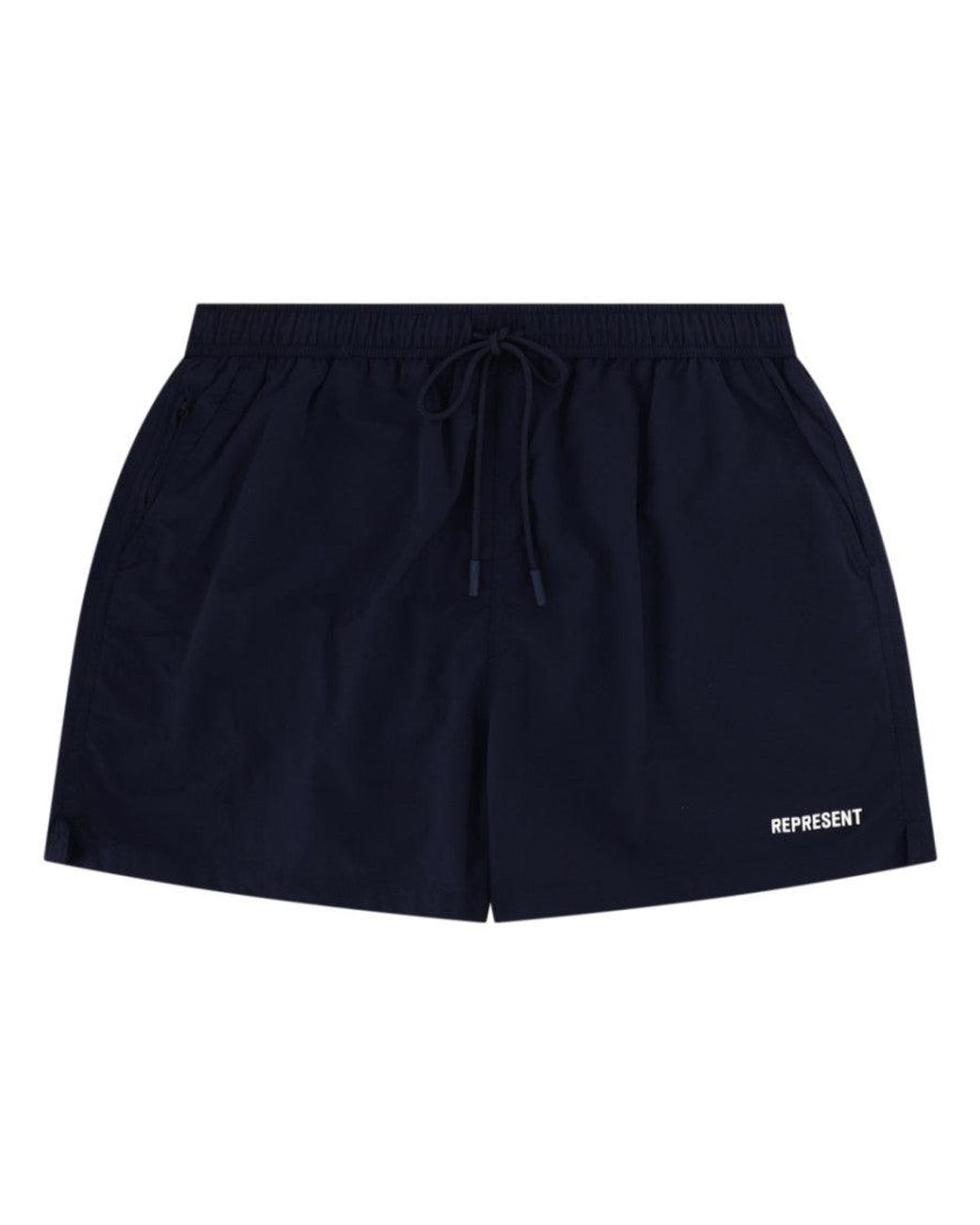 Represent Blue Swim Shorts for men