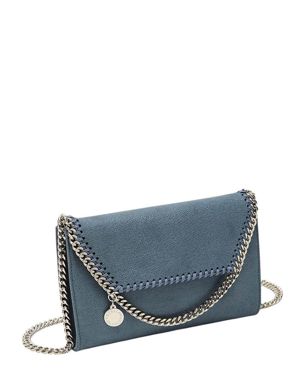 Stella McCartney Blue Falabella Small Crossbody Bag