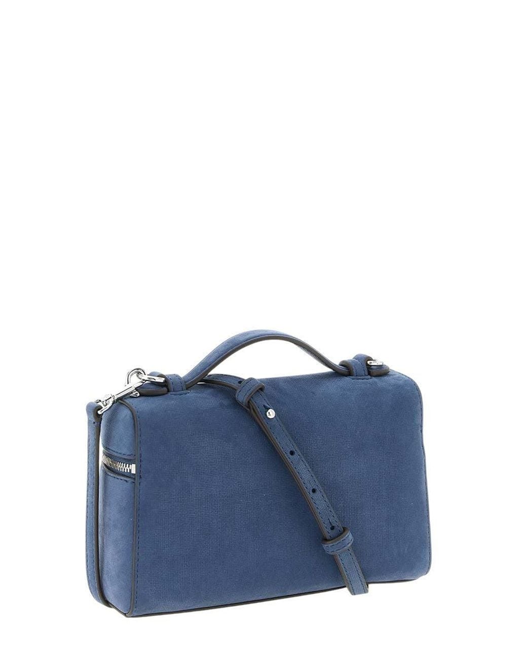 Tory Burch Blue Romy Mini Crossbody Bag