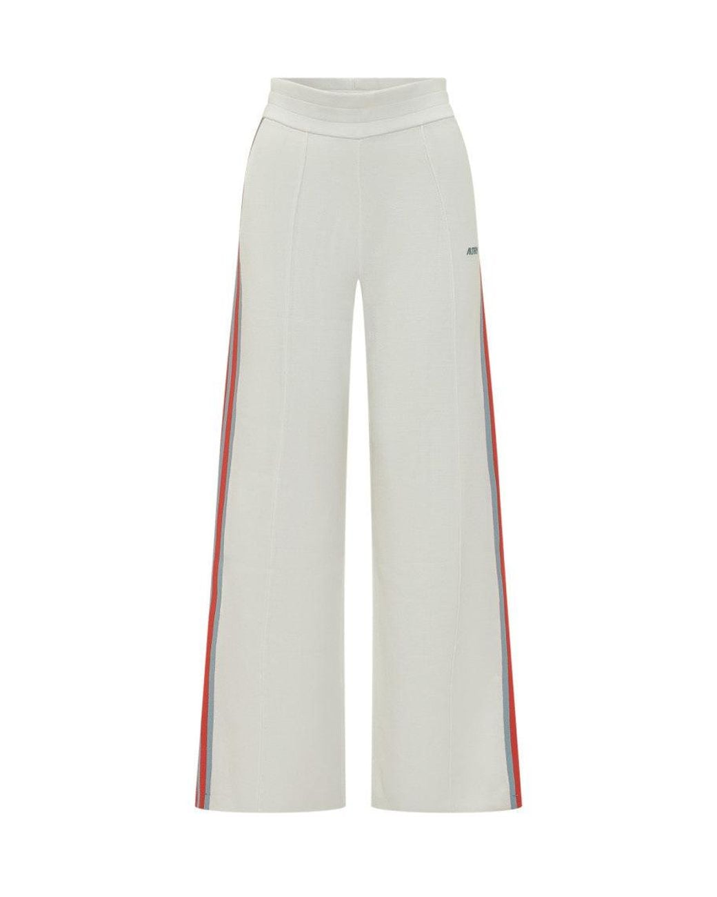 Autry White Stylish Logo Trousers