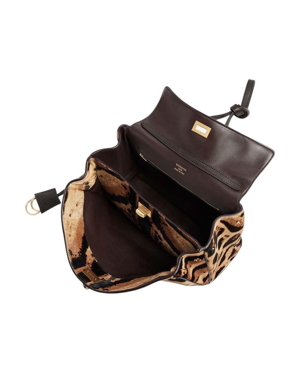 Balenciaga Metallic Print Rodeo Small Shoulder Bag