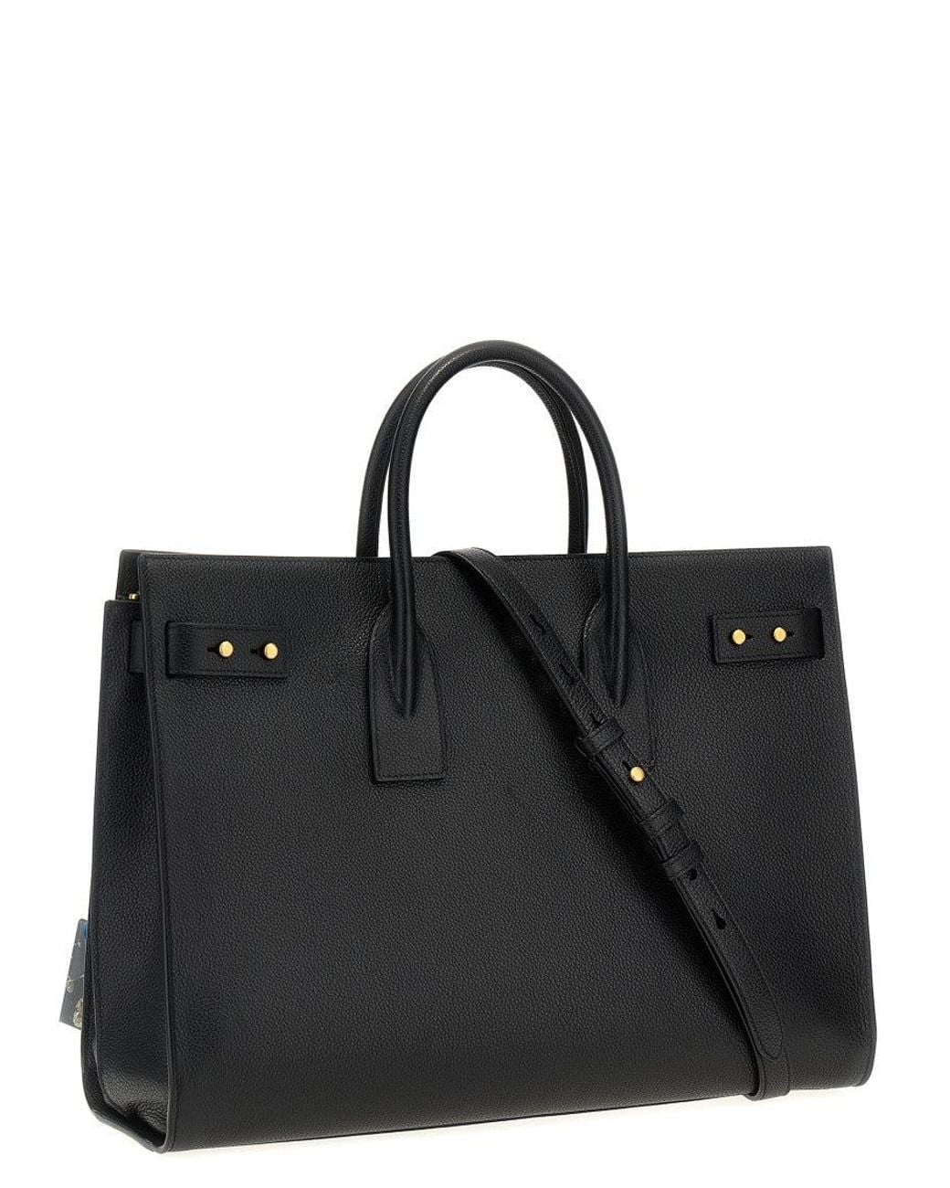 Saint Laurent Black 'Sac De Jour' Tote Bag for men
