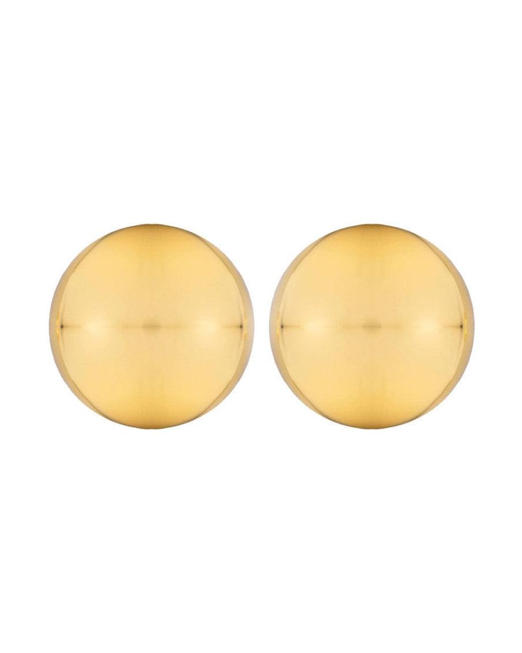 FEDERICA TOSI Yellow Golden Luna Earrings