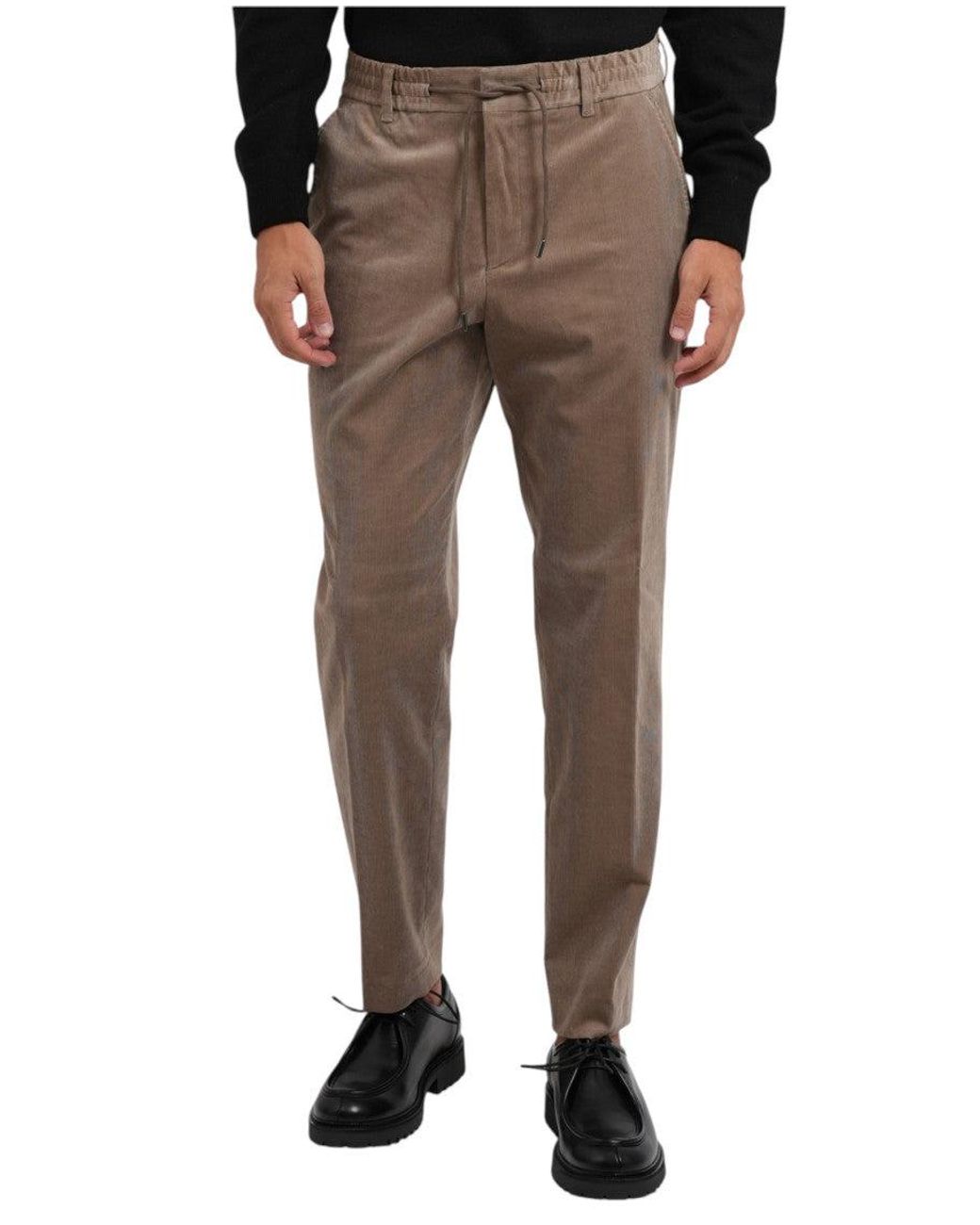 Boss Natural Tapered Trousers for men