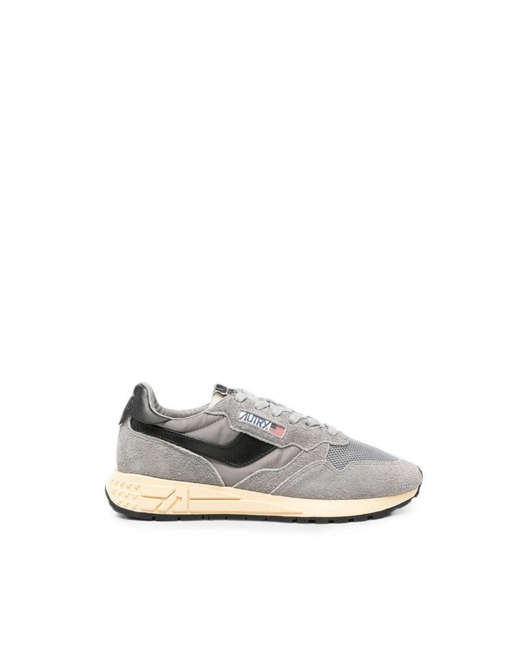 Autry White Reelwind Low Suede/Net for men