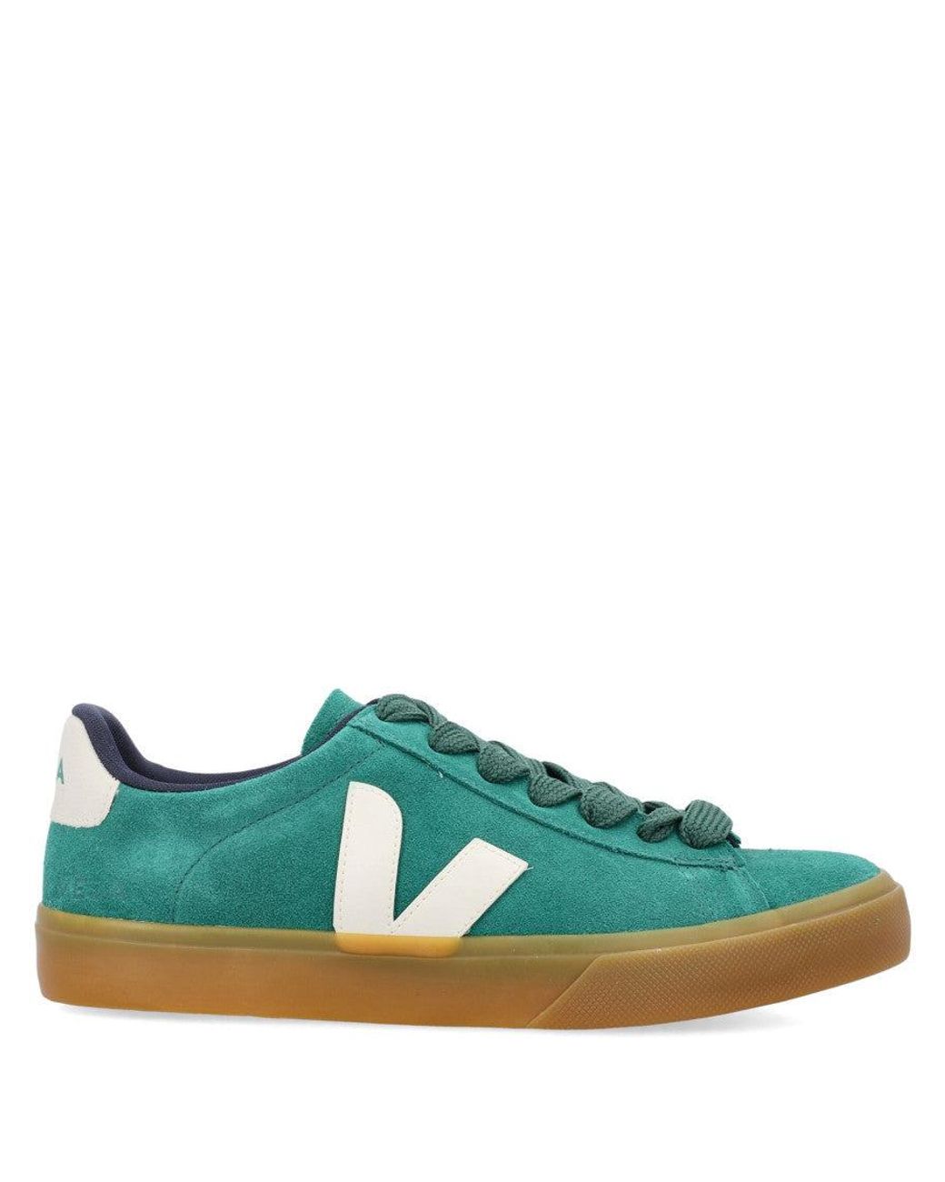 Veja Green Logo Sneakers for men