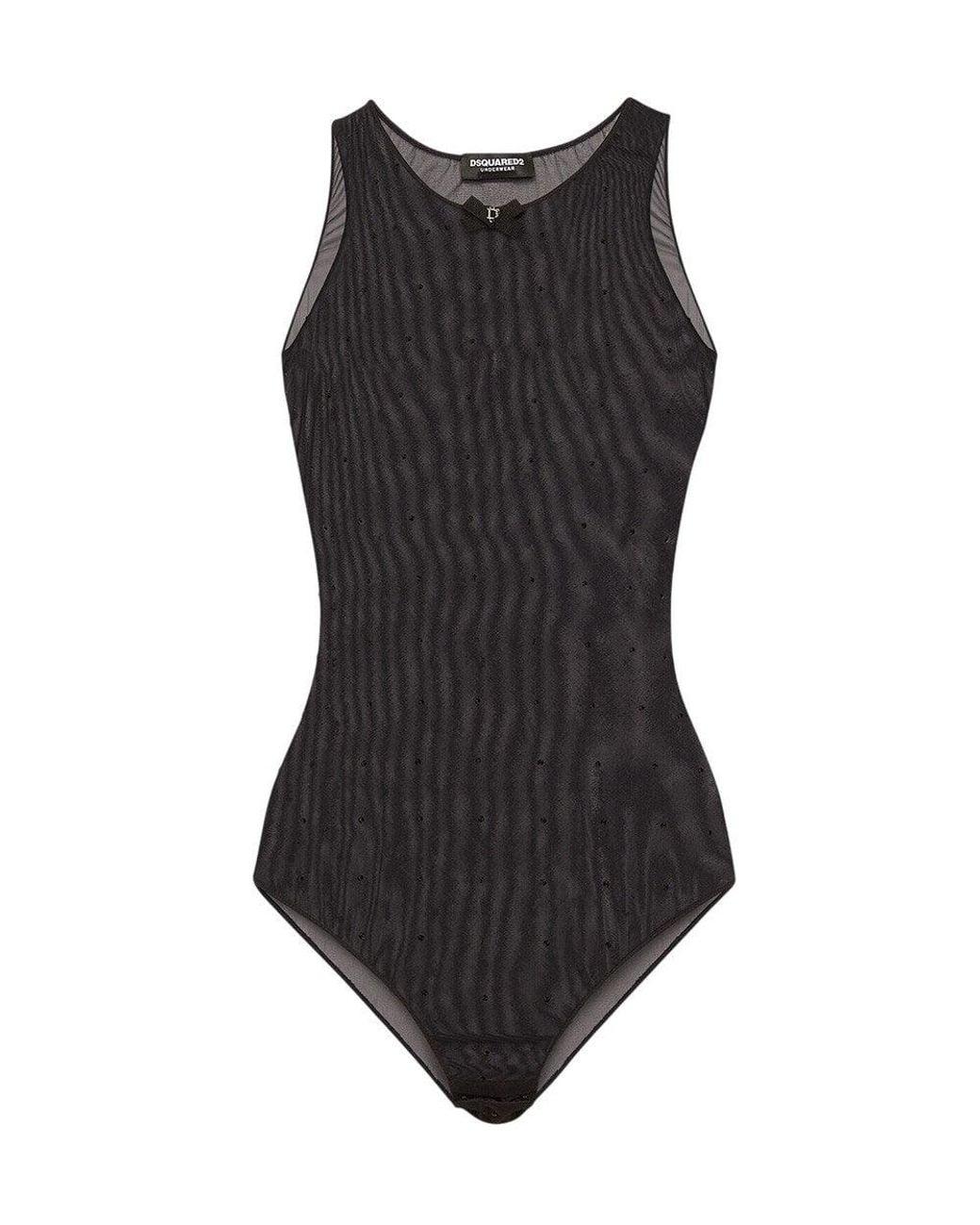 DSquared² Black Embellished Swimwear