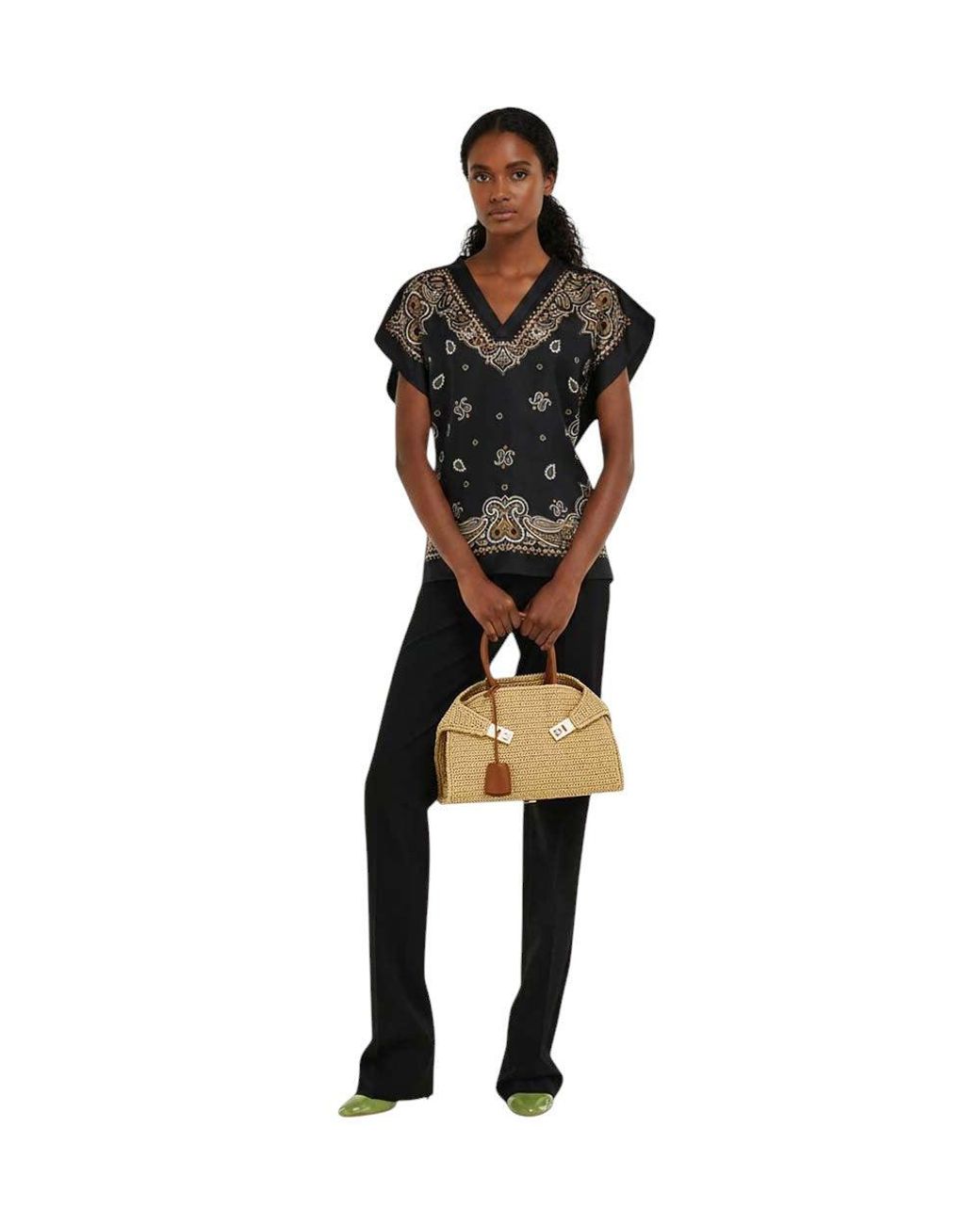 Ferragamo Metallic Hug Medium Satchel