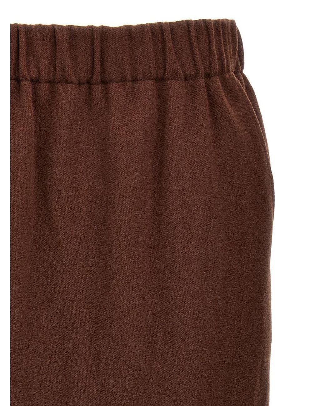 Dries Van Noten Brown Safya' Skirt