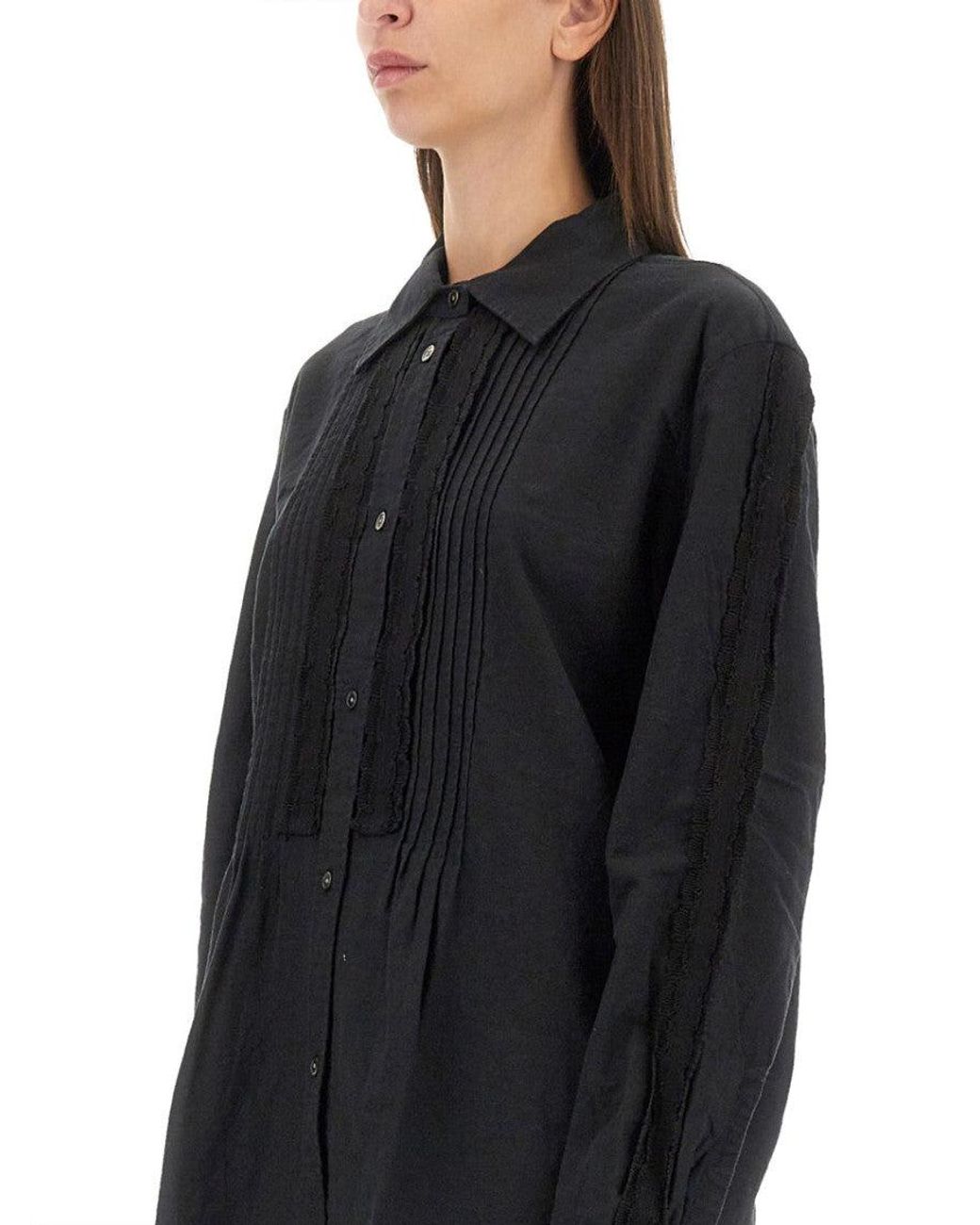 Our Legacy Black Relaxed Textured Shirt