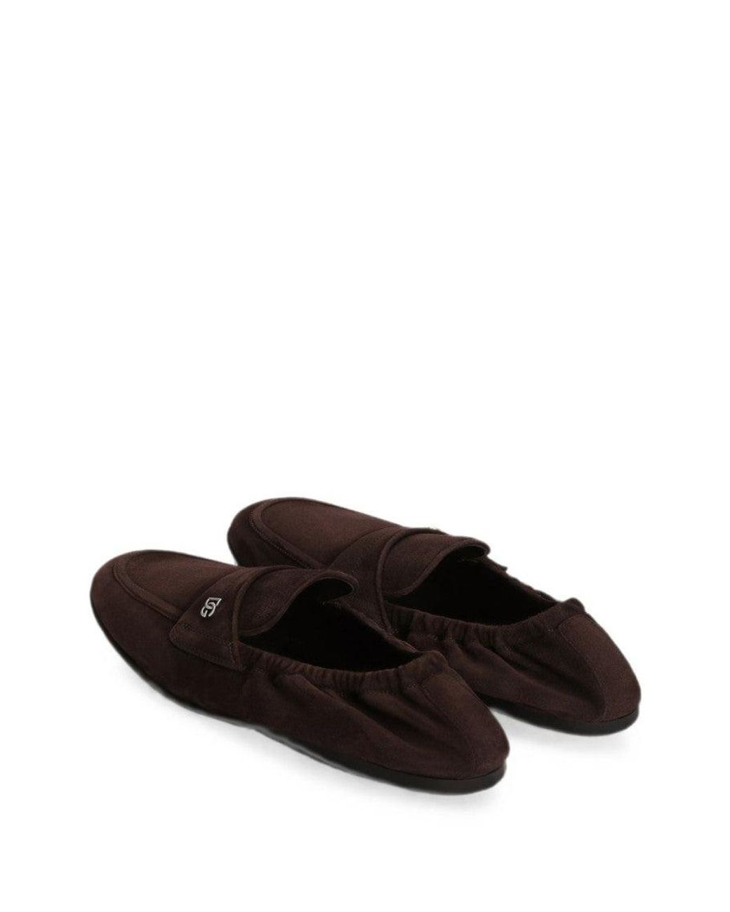 Dolce & Gabbana White Slip On Loafers for men