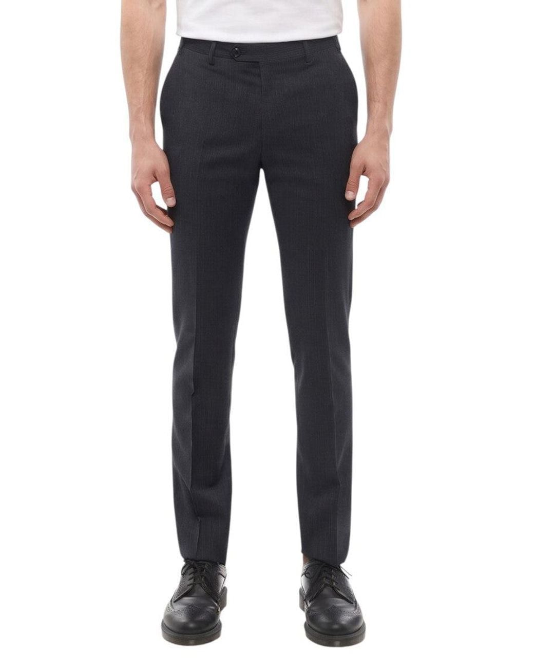 Corneliani Blue Slim Pants for men