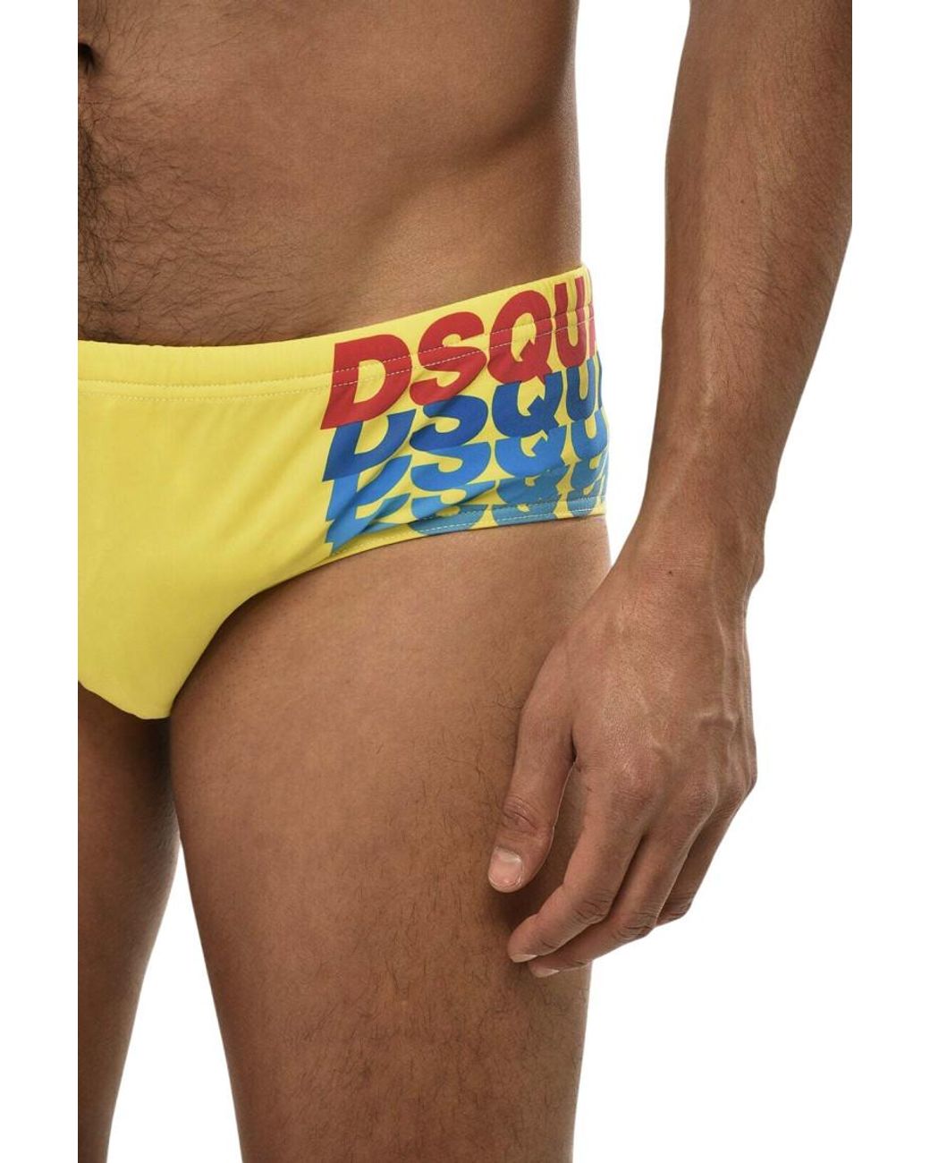 DSquared² Blue Logo Swim Brief for men