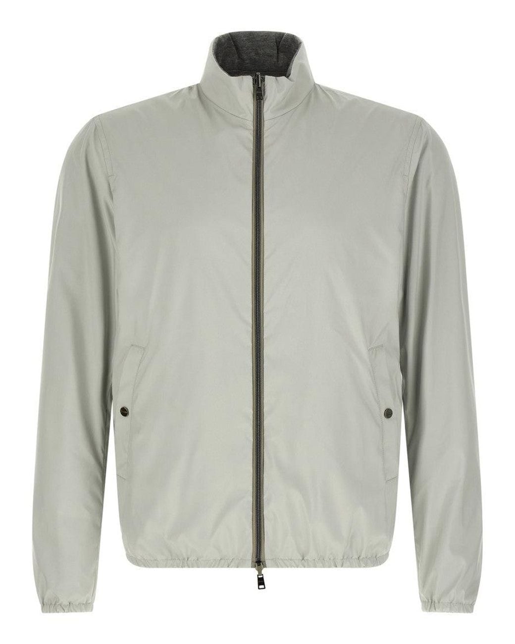 Herno Gray Reversible Jacket for men