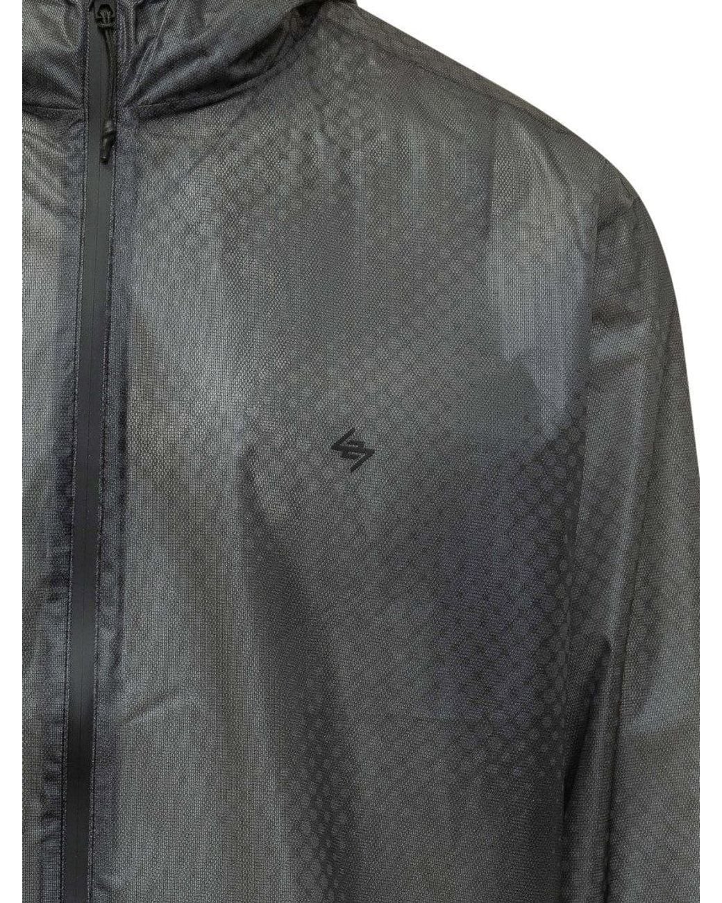 Represent Gray Textured Hood Jacket for men