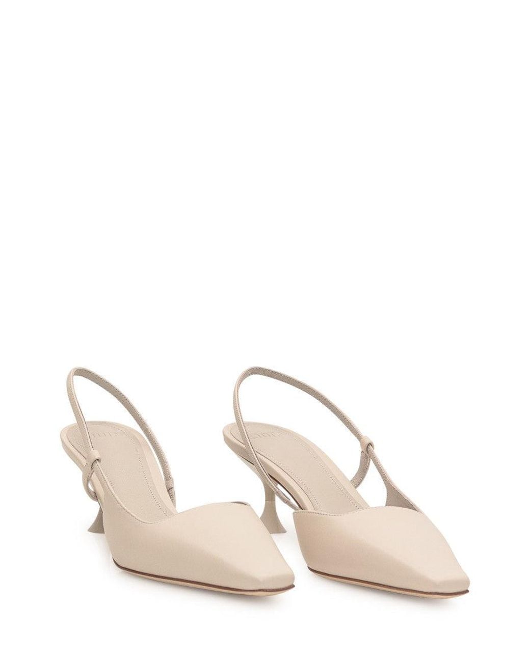 3Juin Natural Slingback Pumps