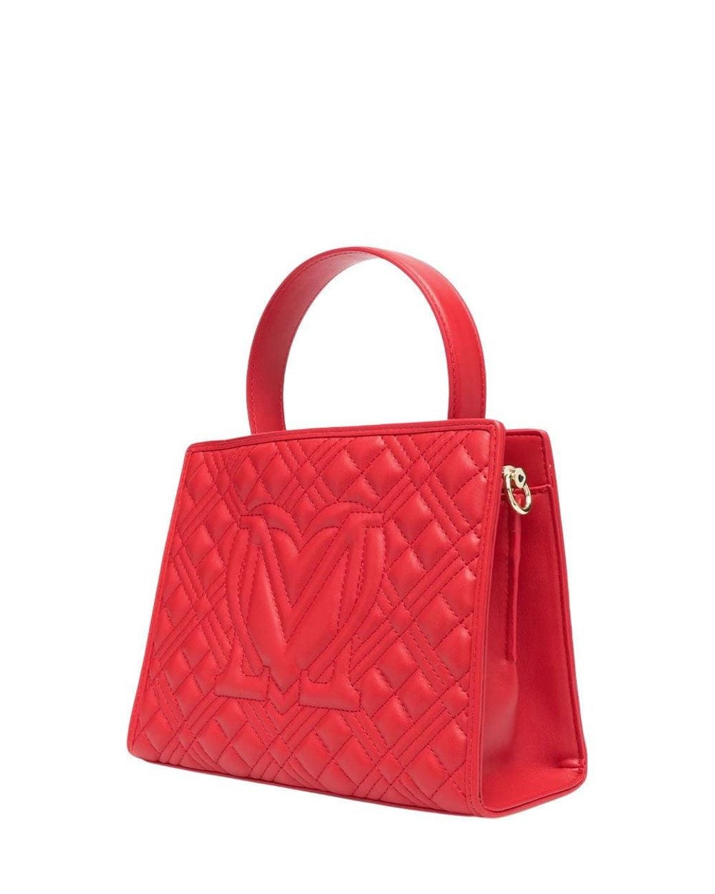 Love Moschino Red Logo Small Satchel