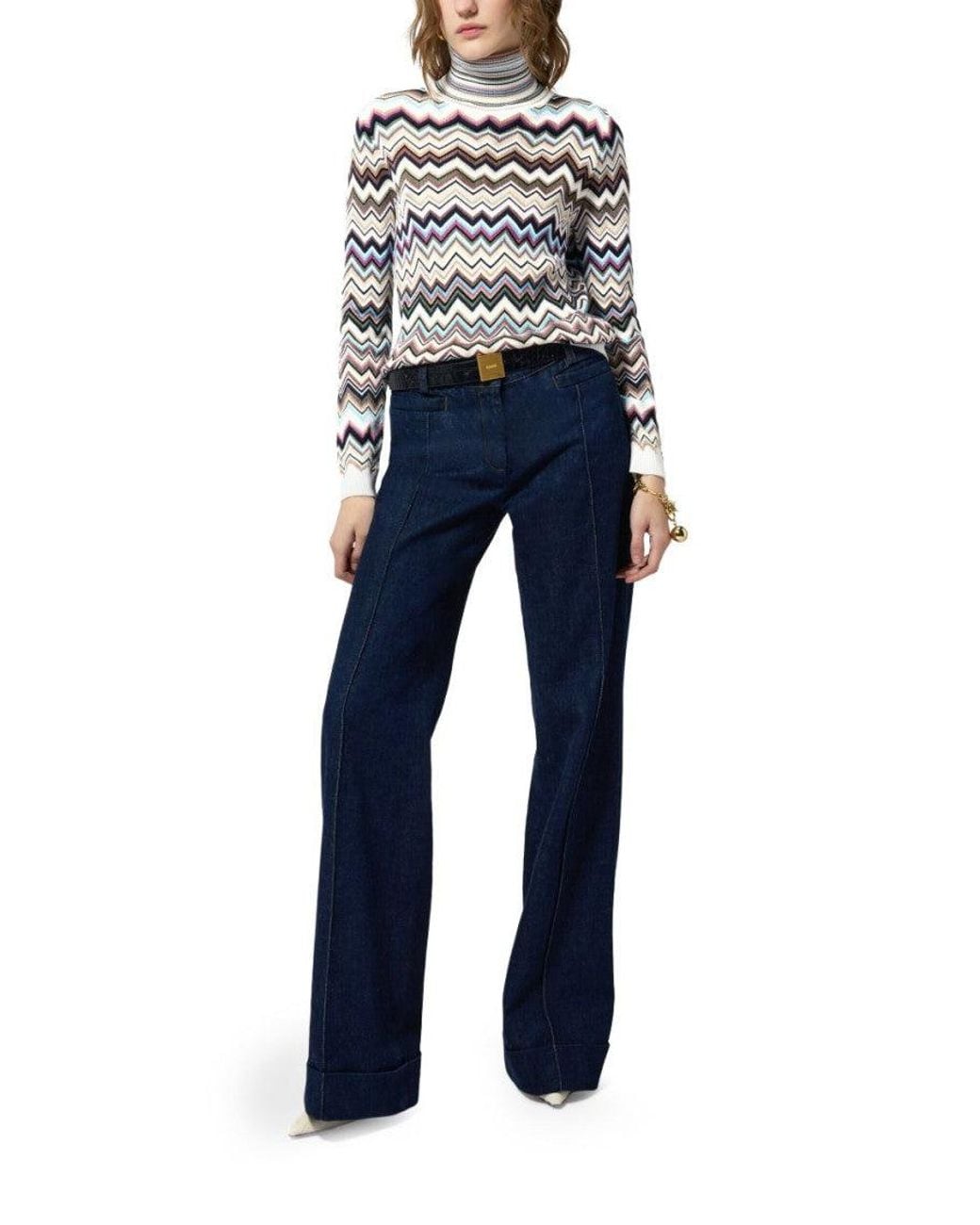 Missoni White Chevron Sweater