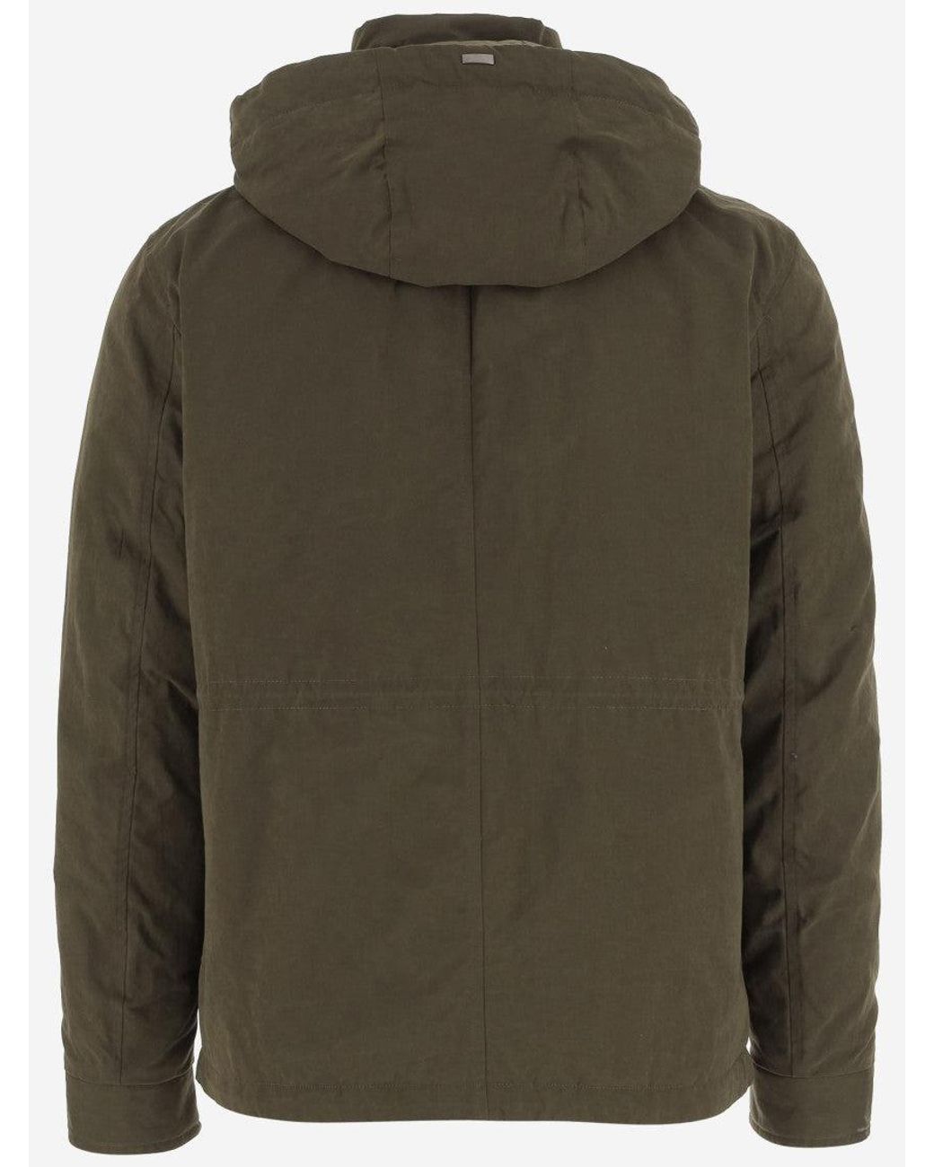 Herno Green Multiple Pocket Jacket for men