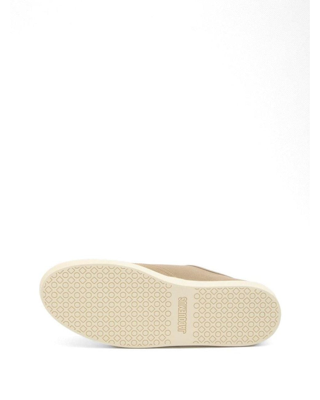 Jacquemus White Lace Up Sneakers for men