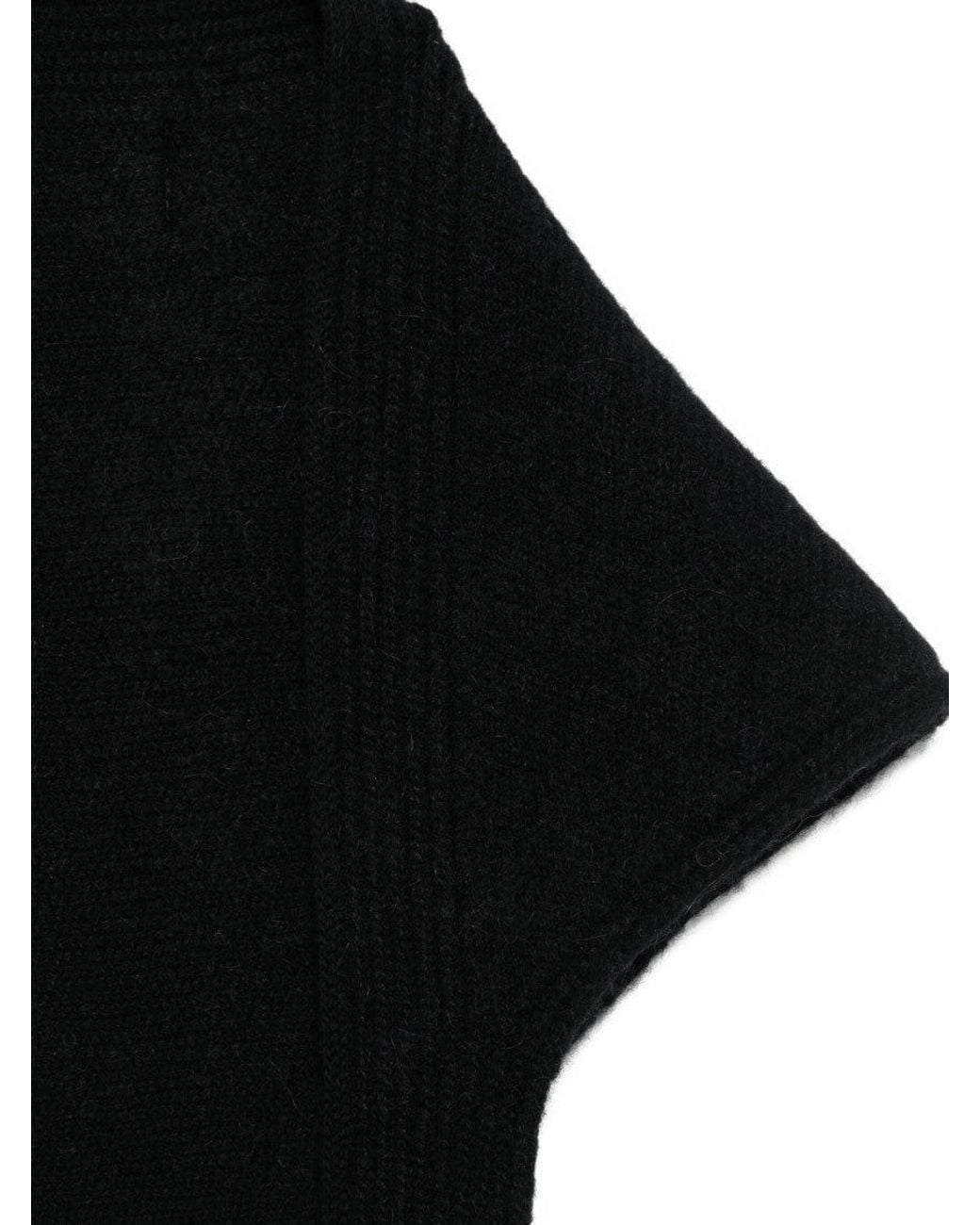 Jacquemus Black Le Chale Grosgrain Scarf