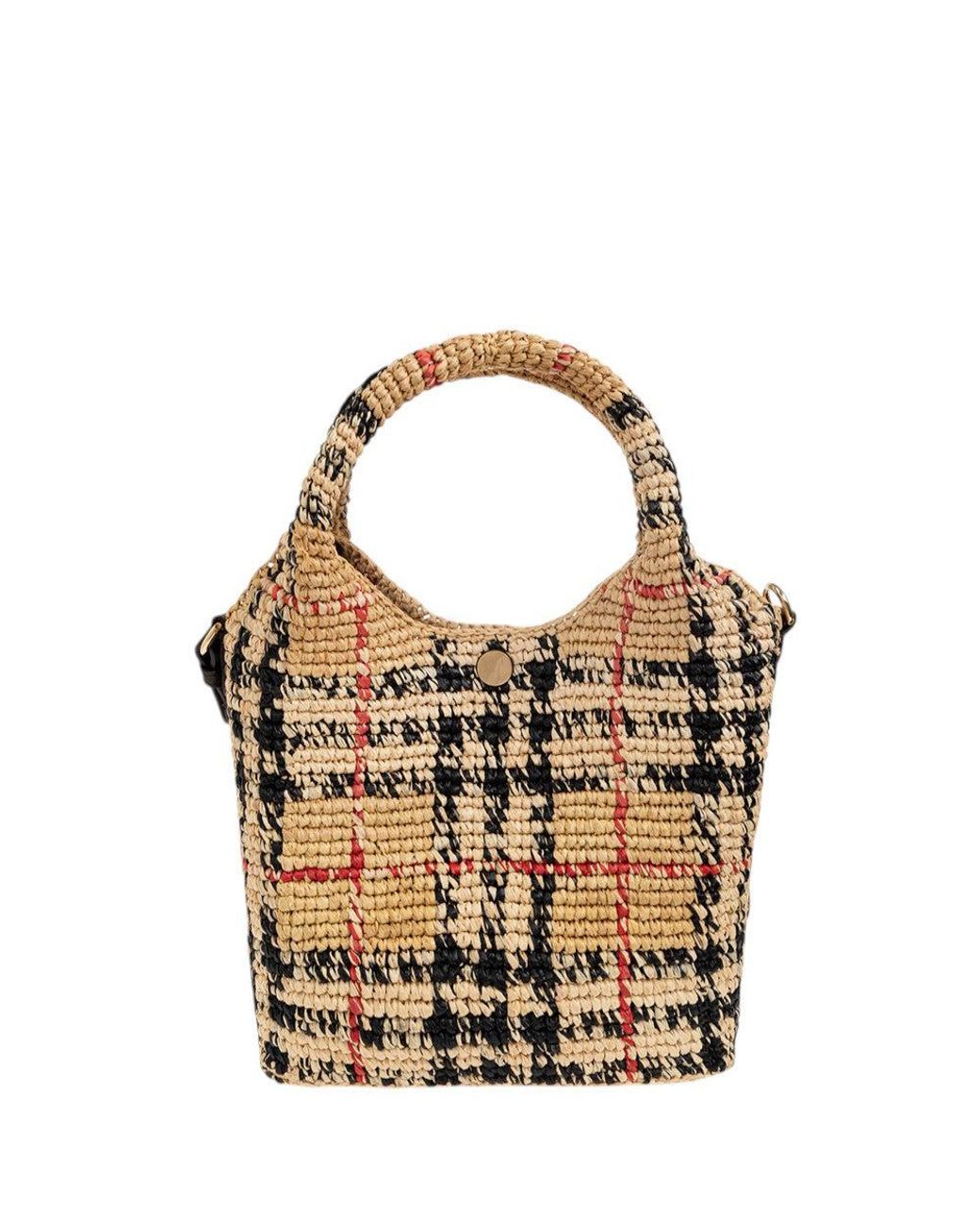 Burberry Metallic Margate Mini Tote