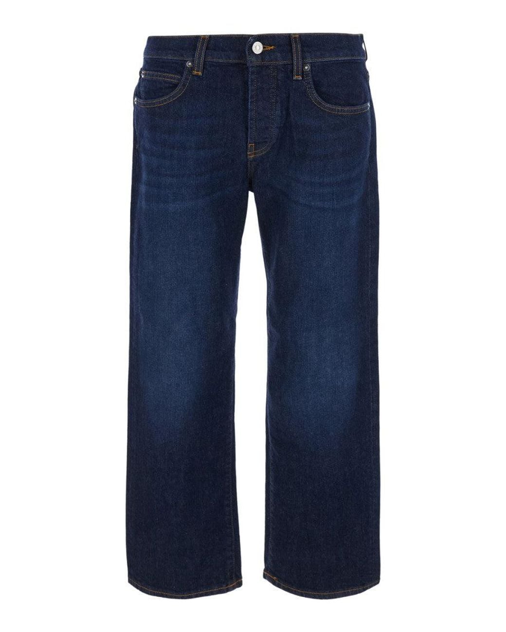 Roy Rogers Blue Dark Relaxed Mid Rise Jeans