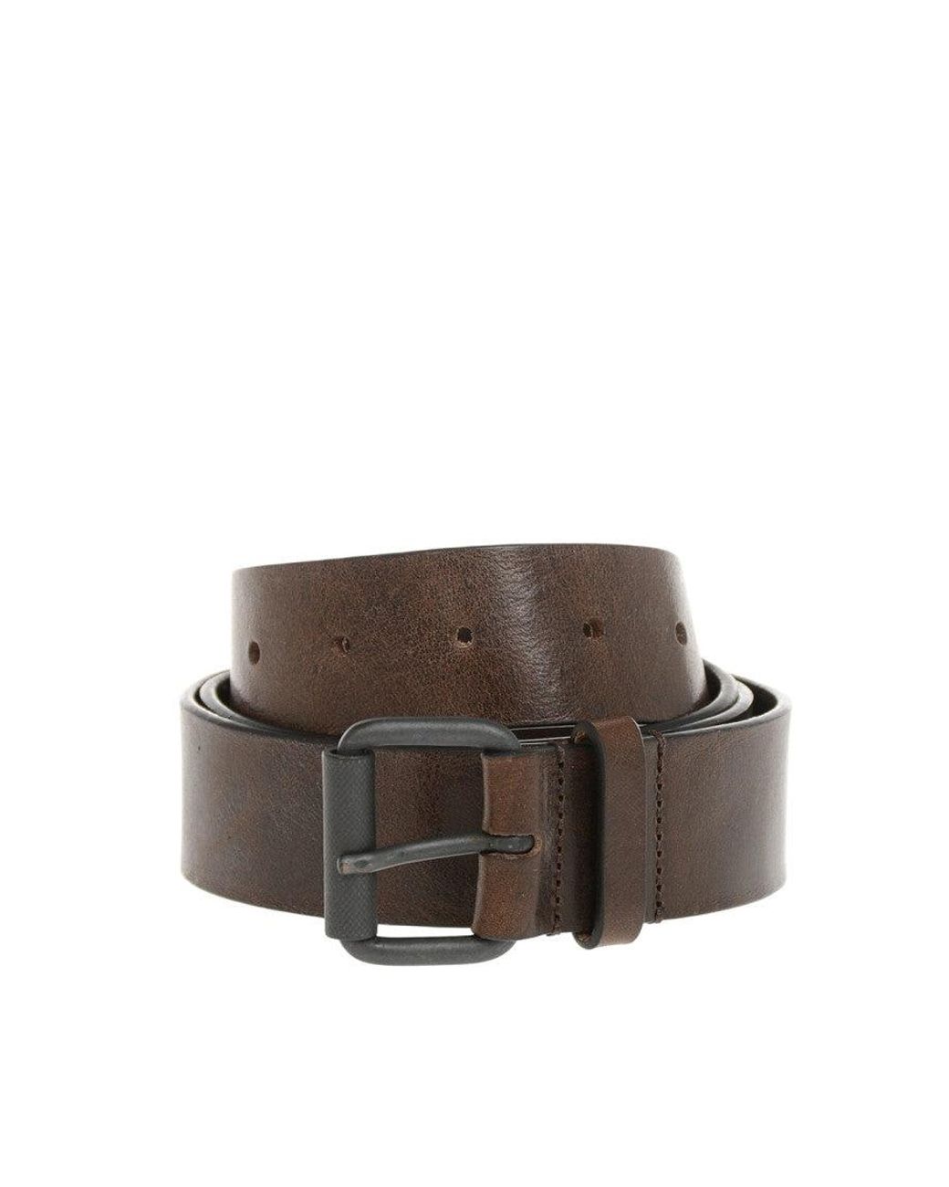 DSquared² White Classic Solid Belt for men