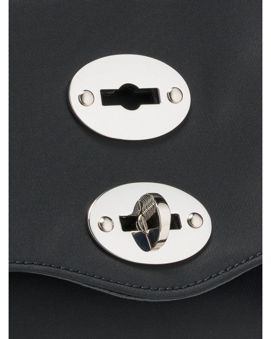 Zanellato Black Postina Small Satchel