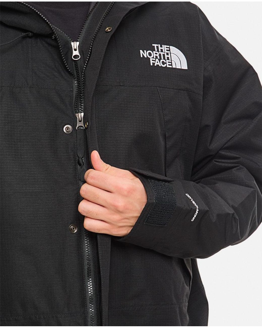 The North Face Black Sport Jacket With Hood for men