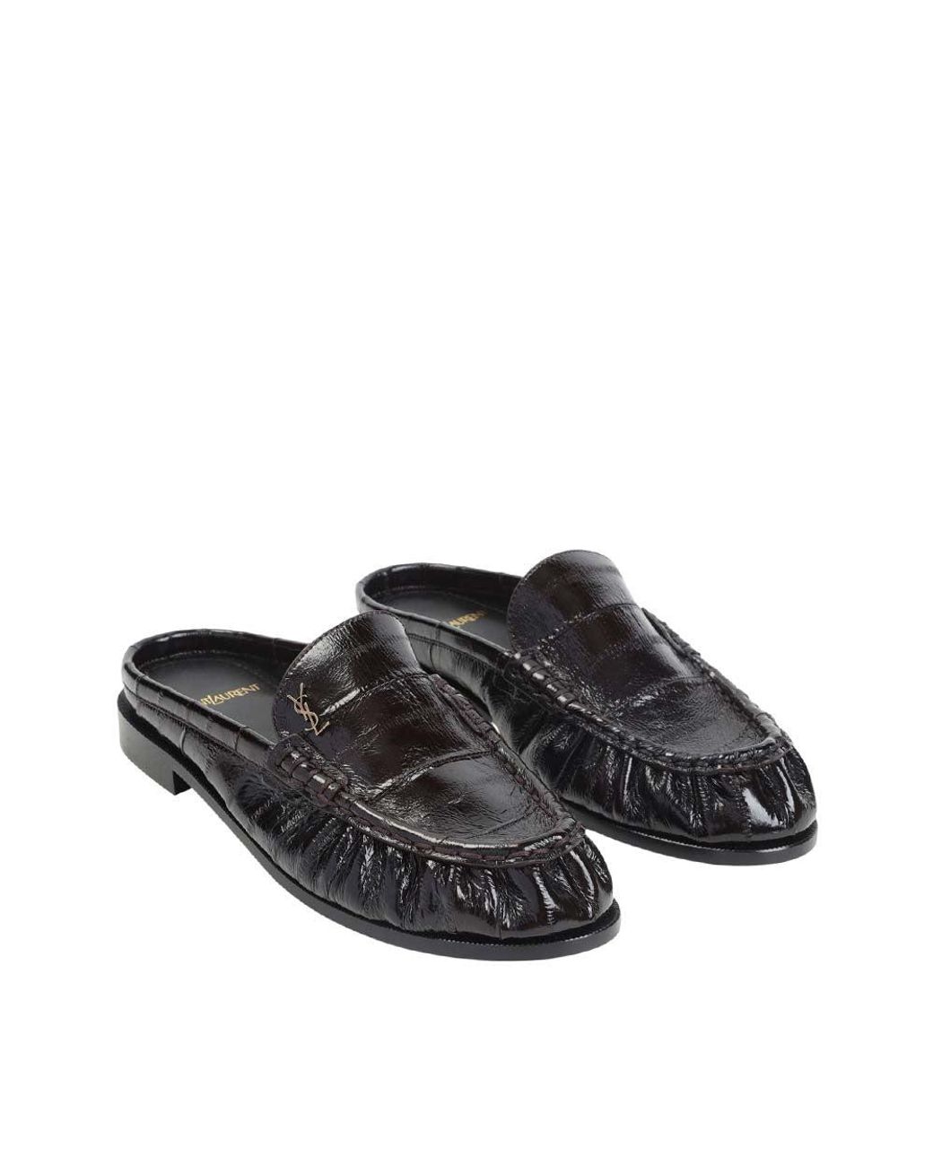 Saint Laurent Black Mules