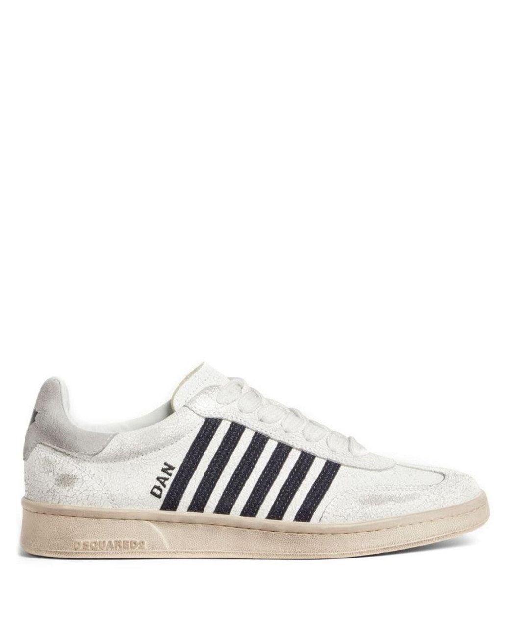 DSquared² White Low Top Sneakers for men