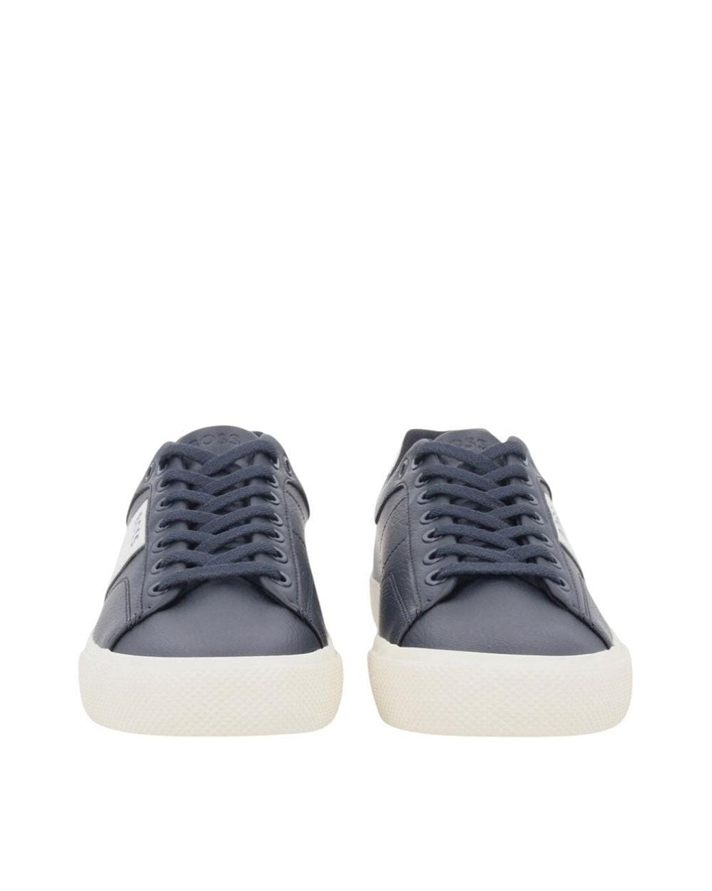 Boss Blue Logo Classic Sneakers for men